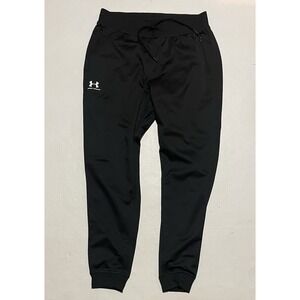 Under Armour Jogger Pants Men's Size Large Black 30" Inseam Loose Stretch Taper